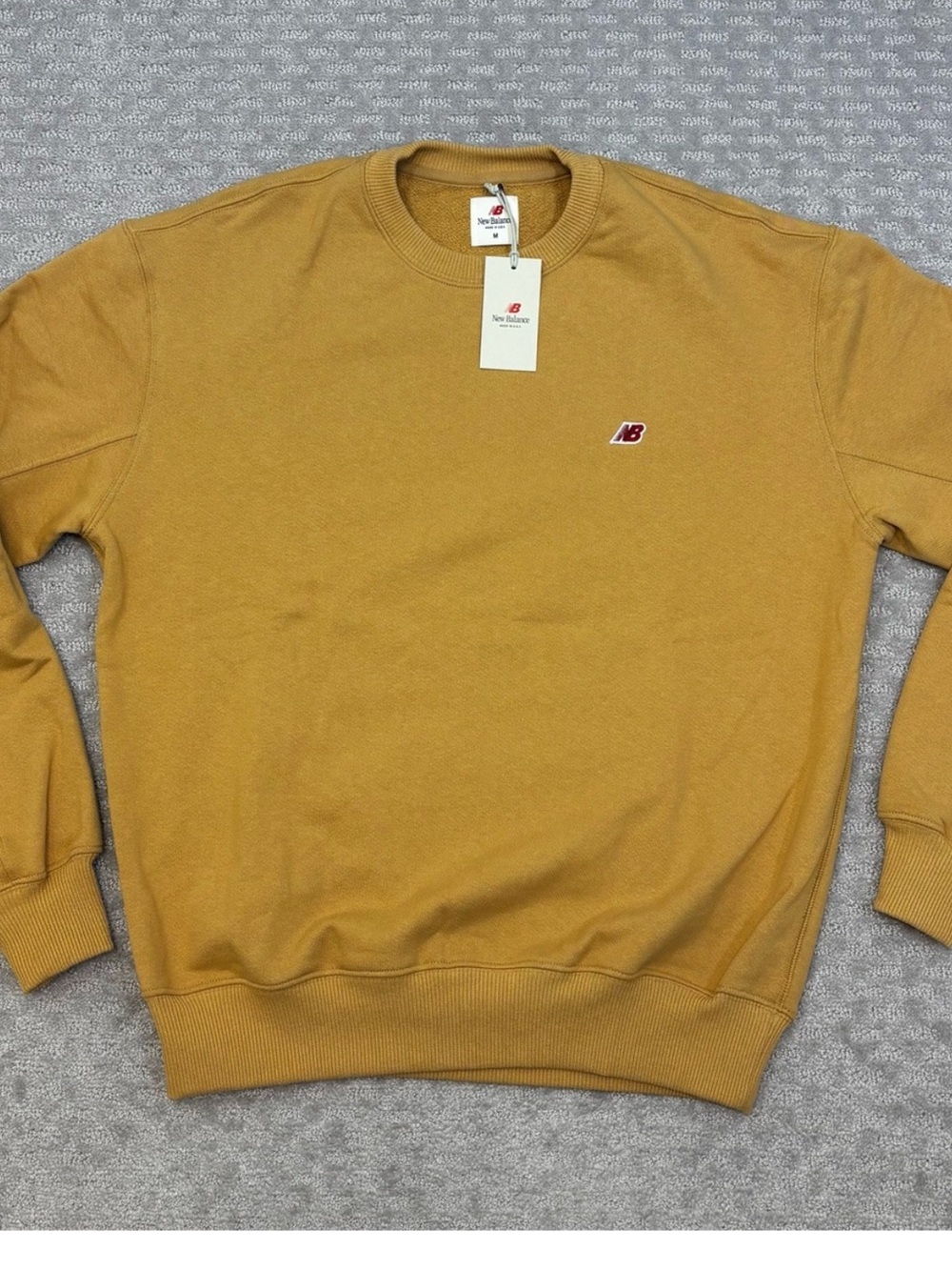 New Balance Made in USA Core Crewneck‎ Sweatshirt  Color Dolce  Men’s  Size S